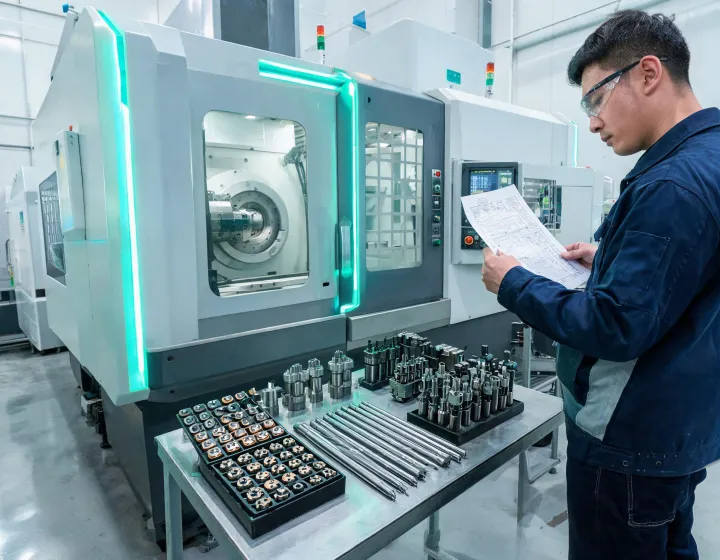 CNC turning cell with Sandvik Coromant tooling