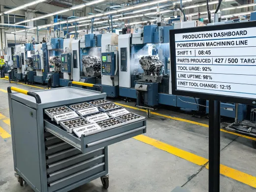 Automotive powertrain tooling support